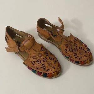 Handmade Mexican Sandals(Huaraches)Size:6 Brand:Chavitas shoes. New/never worn.